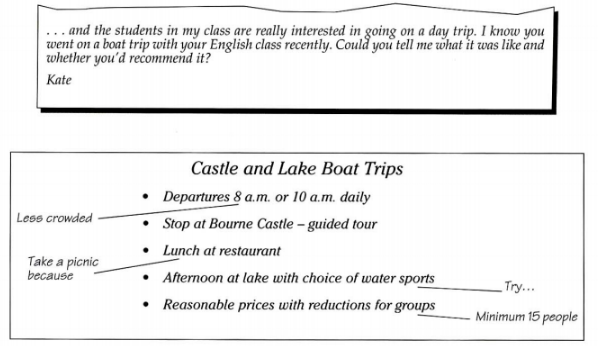 Đề thi FCE Writing Part 1